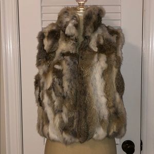 Surell Rabbit Fur Vest